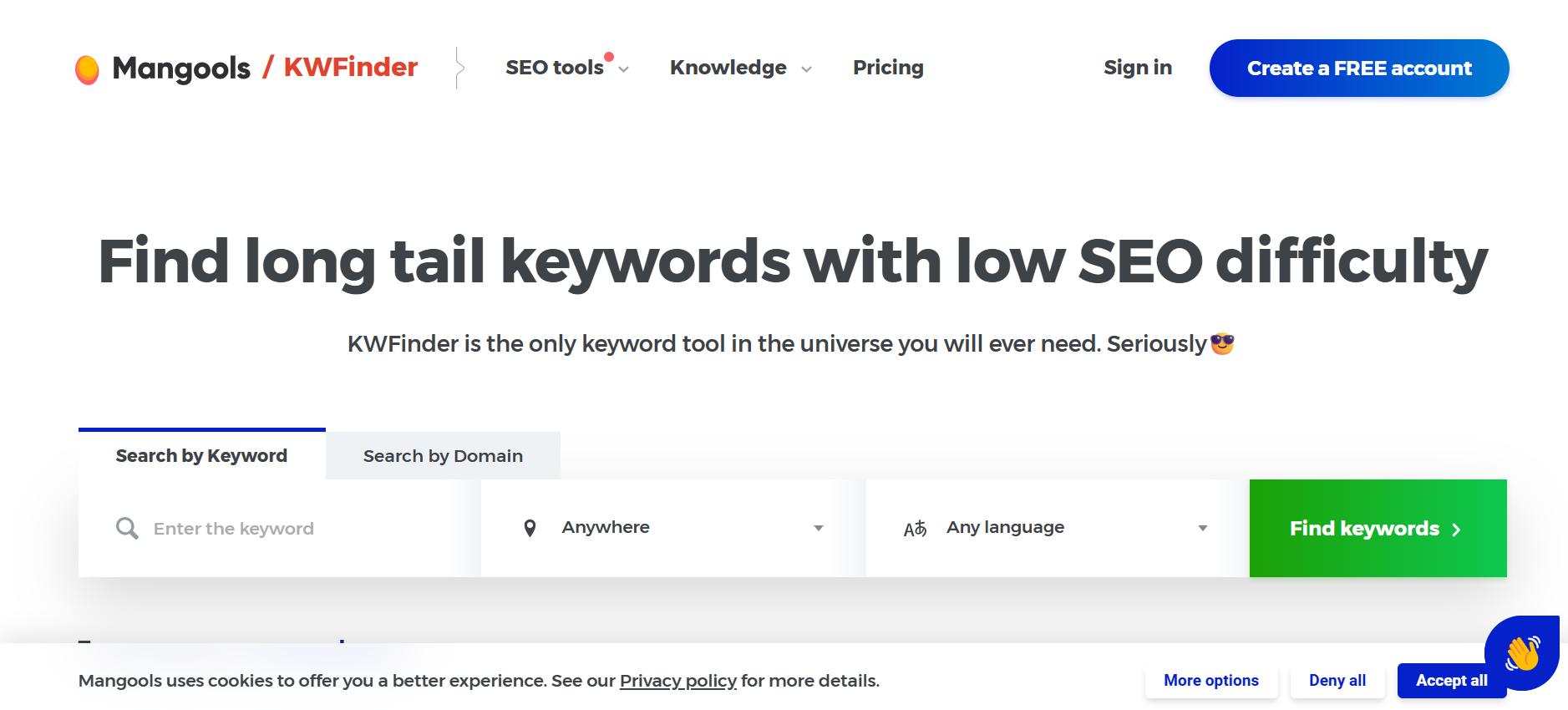 KWFinder best alternative of Keyword