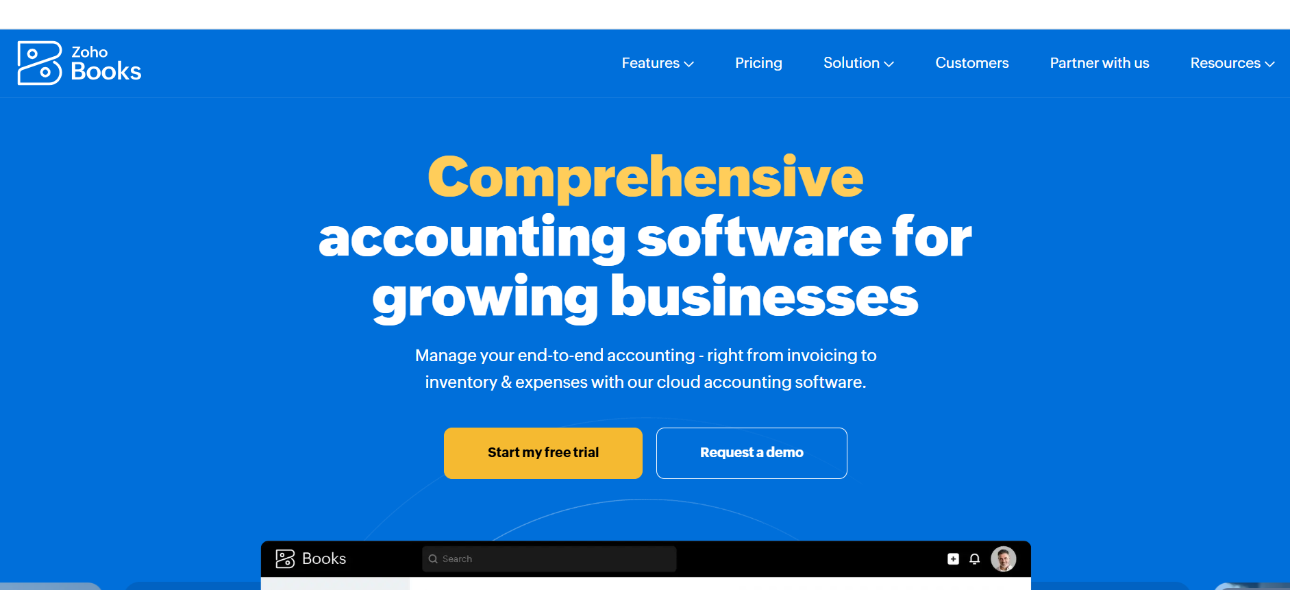 Zoho Books best alternative of Wave