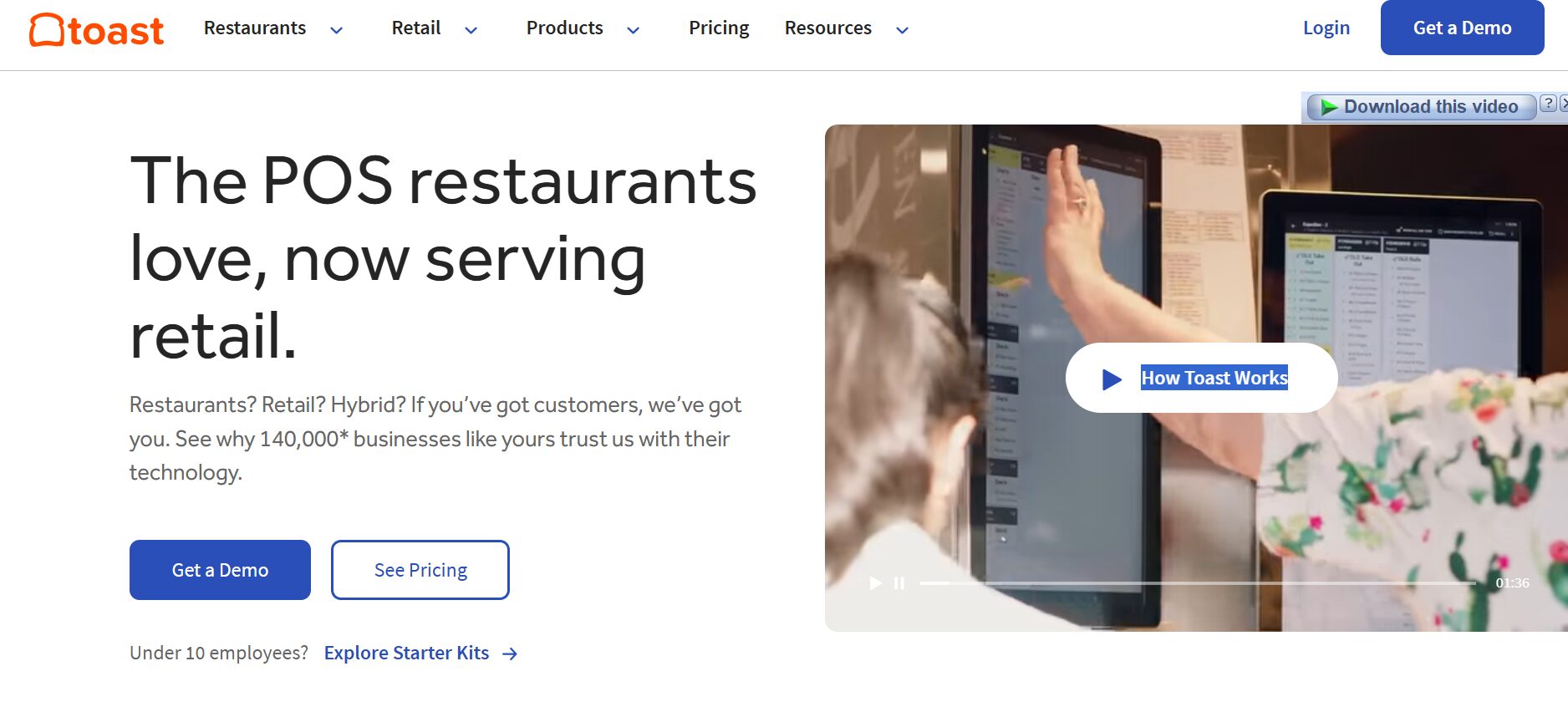 Toast POS Alternatives for Square
