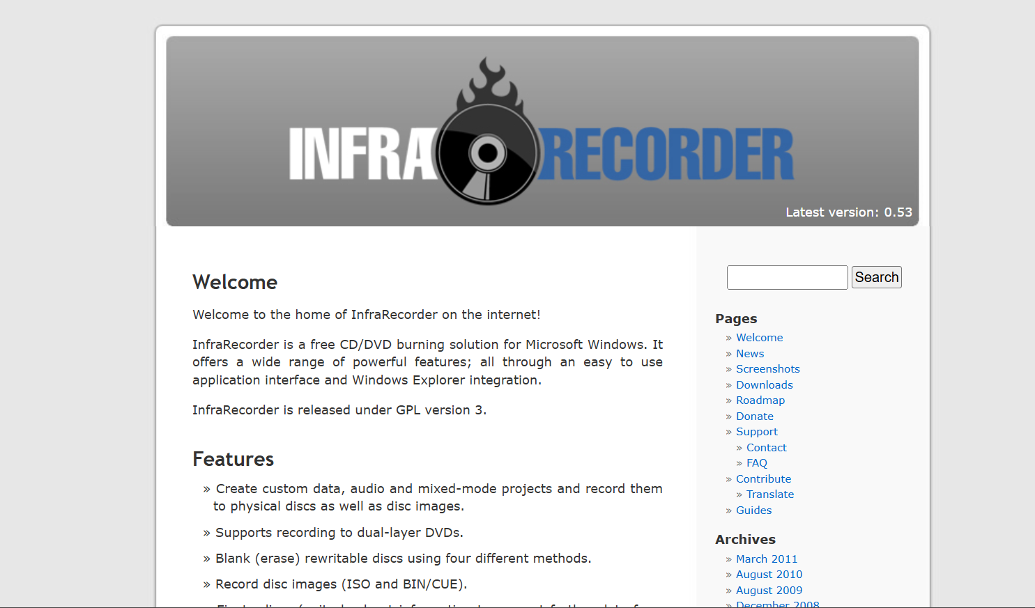 InfraRecorder Alternatives for Nero Burning ROM