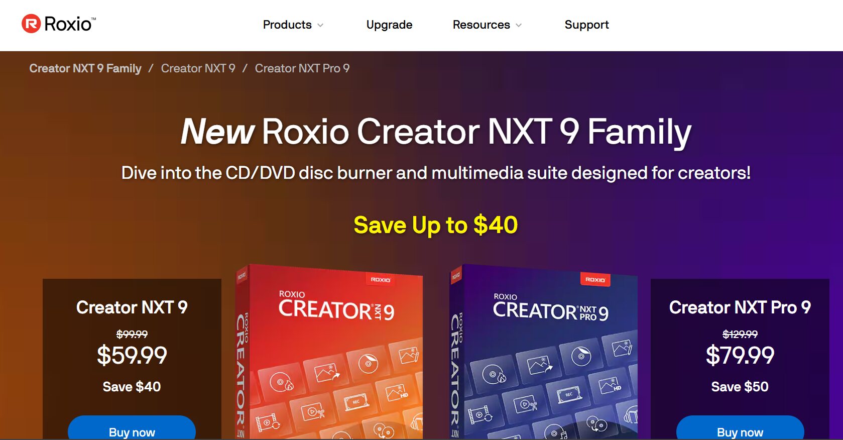 Roxio Creator NXT Alternatives for Nero Burning ROM