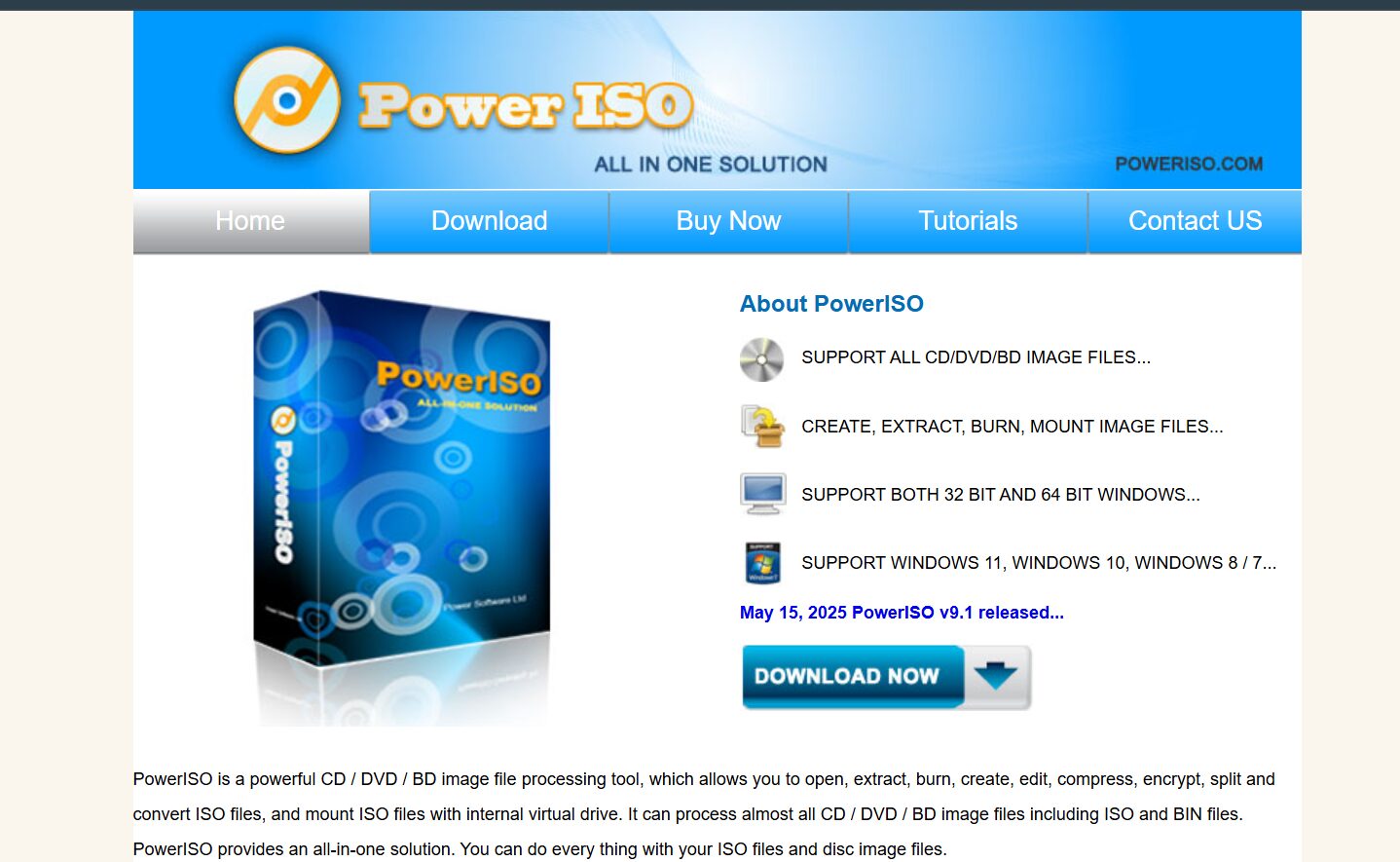PowerISO Alternatives for CDBurnerXP