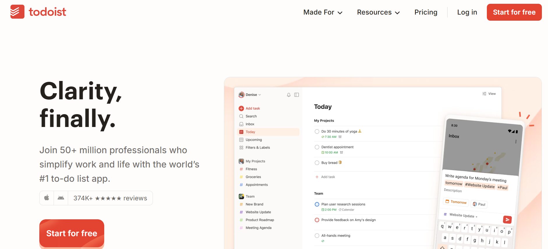Todoist is best alternative to Microsoft To Do