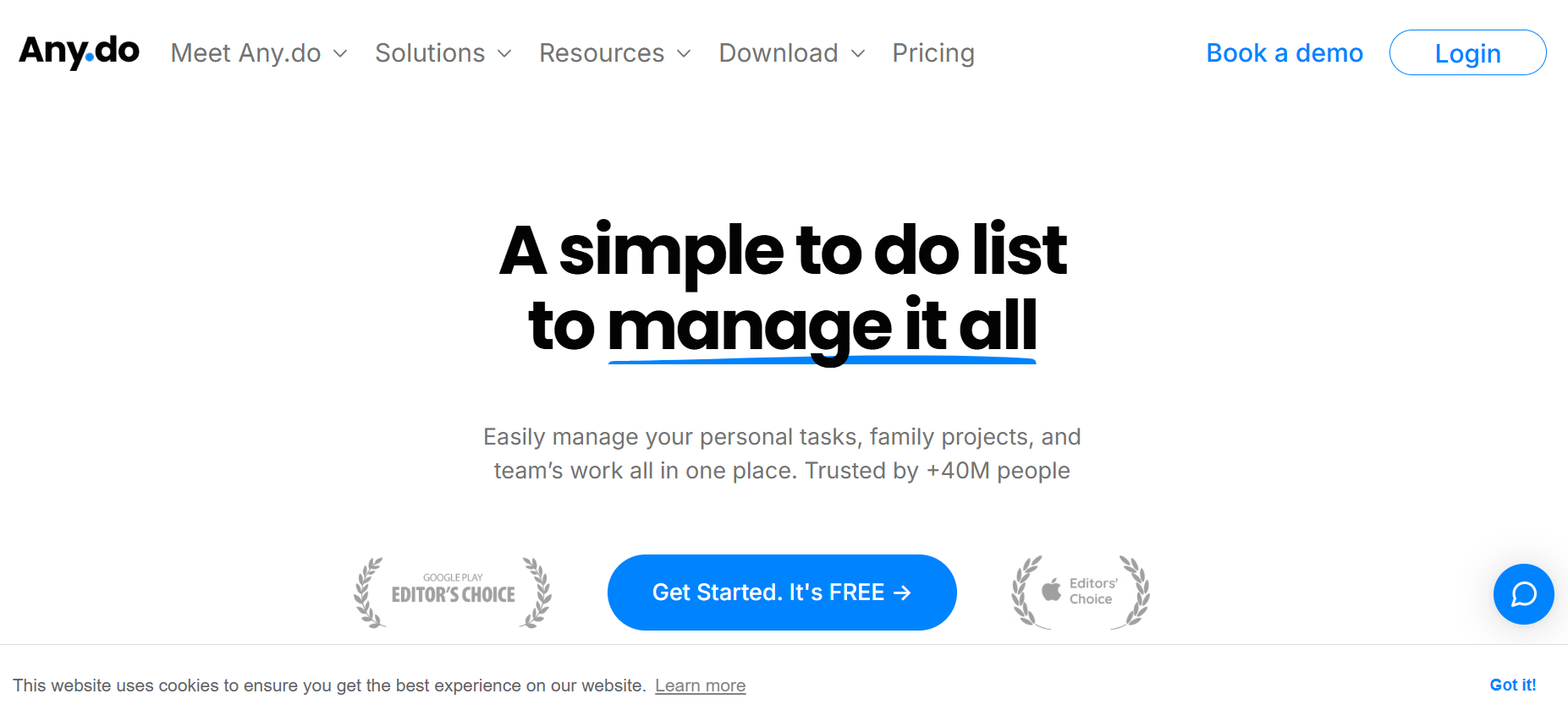 Any.do yet another alternative for Microsoft To Do