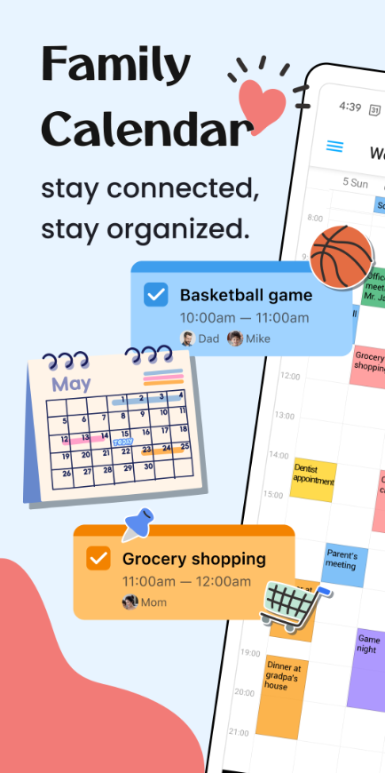 Famcal alternative to Cozi Family Organizer