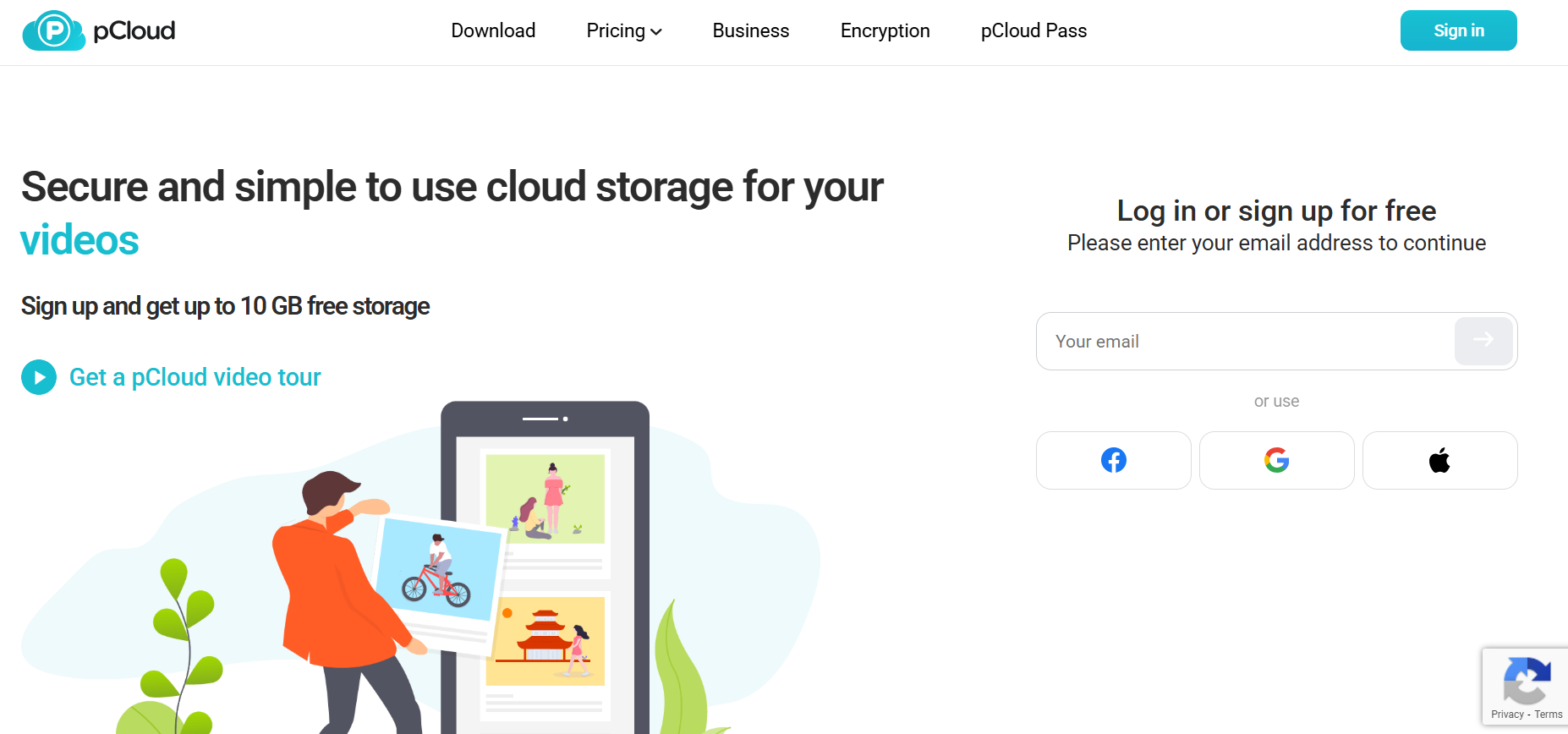pCloud a reliable Zippyshare replacement