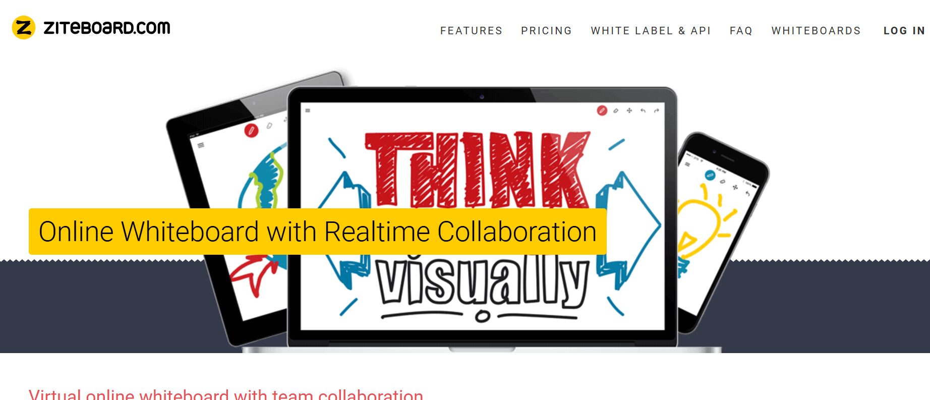 Ziteboard is a minimalist alternative to Jamboard