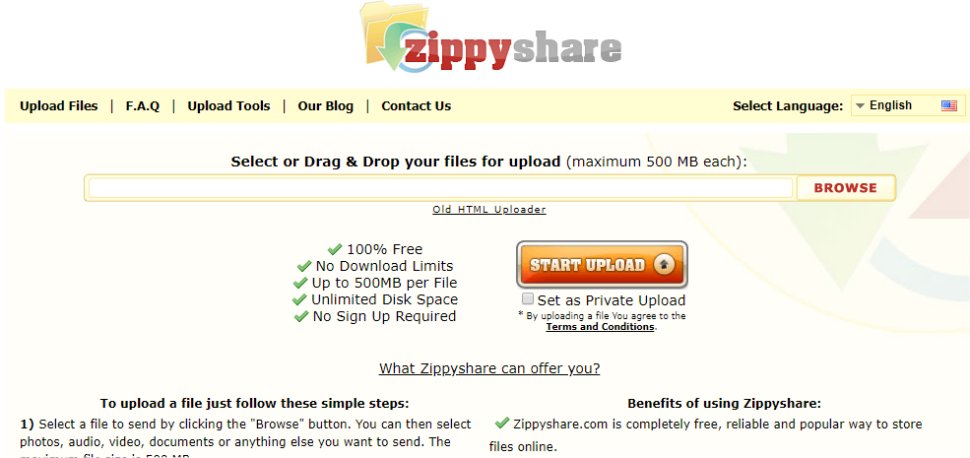 Top 10+ Alternatives for Zippyshare in 2025