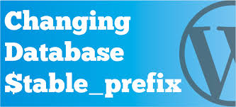 Changing WordPress Database Tables Prefix