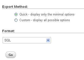 Export WordPress Database from Mysql