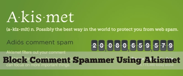 Block the Comment Spam Using Akismet
