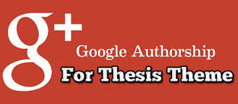 google-authorship for thesis