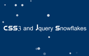 CSS3 Snowflakes