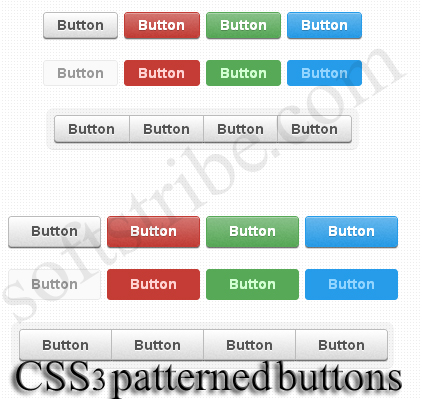 CSS3 patterned buttons