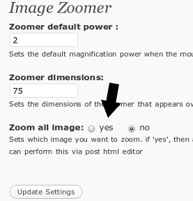 jQuery Image Zooming WordPress Plugins