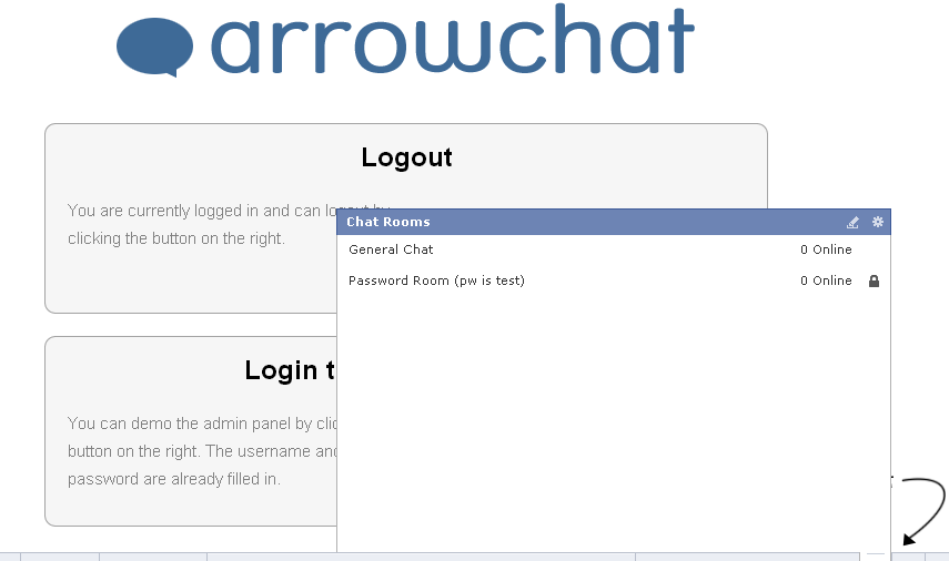 Branded Demo   ArrowChat jQuery Chat Software