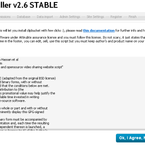 ClipBucket v2.6 STABLE Installer
