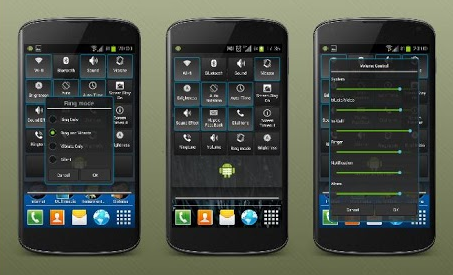 Control panel for Android