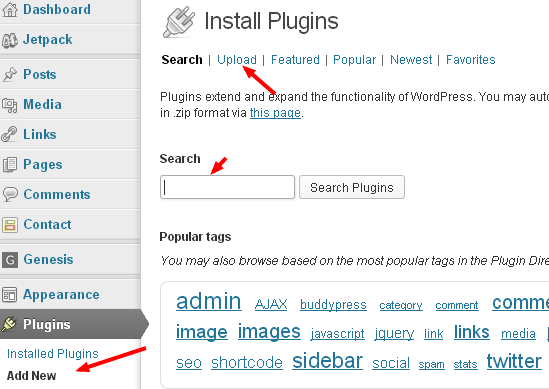 Install Plugins WordPress