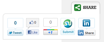 Slick Social Share Buttons