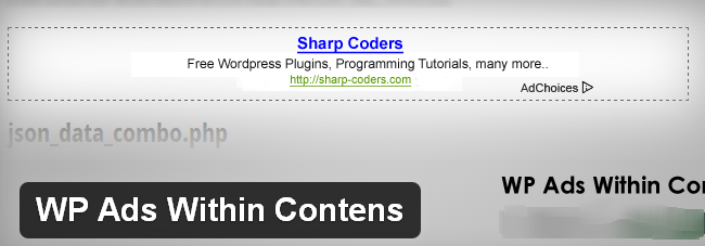 WP Ads Within Contens WordPress Plugin