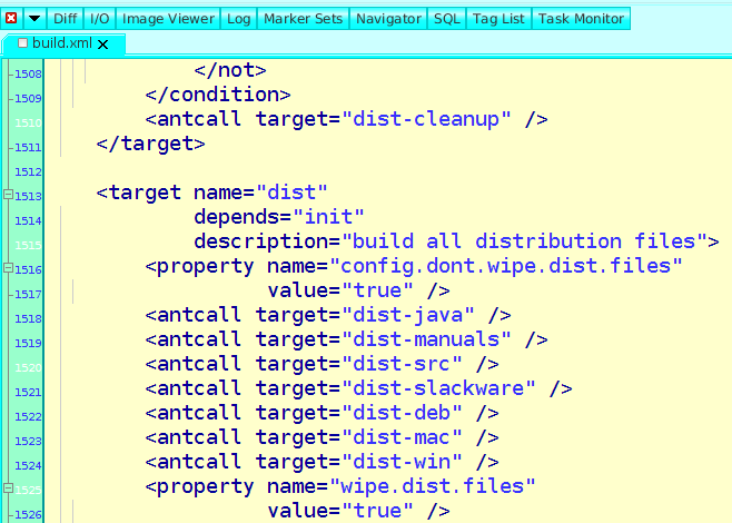 jEdit Programmer s Text Editor screenshot