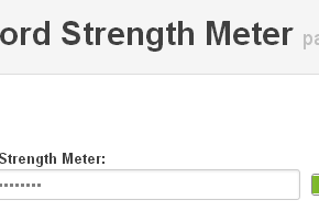 jQuery Password Strength Meter