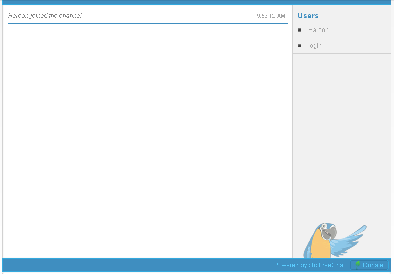 phpFreeChat script