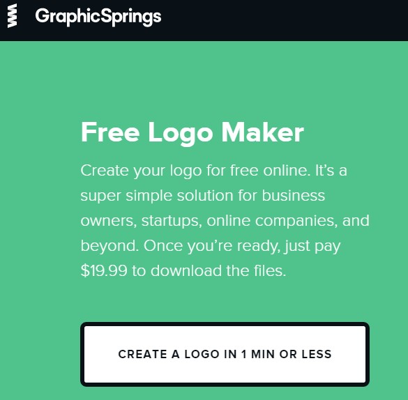 Graphicspring Logo Maker That Creates Free Professional Logos Online