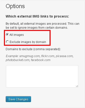 Import external Images WordPress