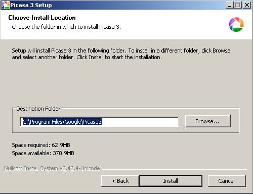 Install picasa