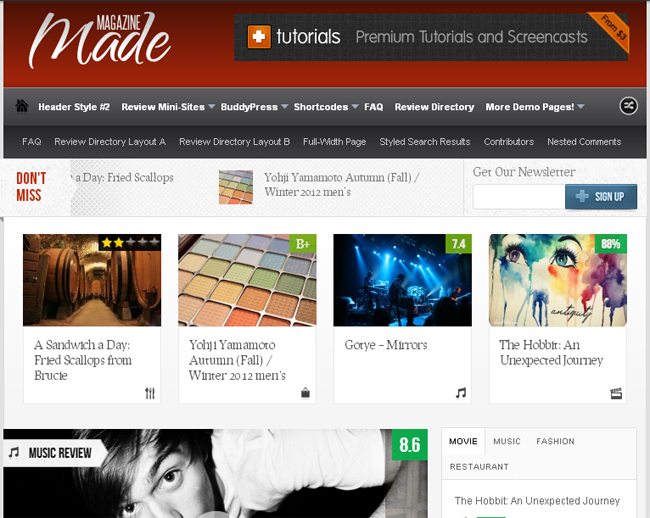 Magazine Made WordPress Themes