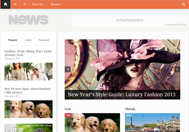 Newses Magazine WordPress Theme