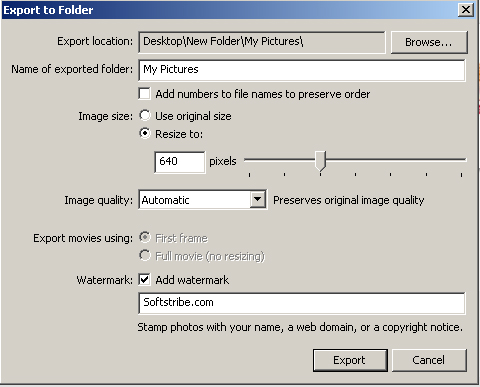Resize multiple images