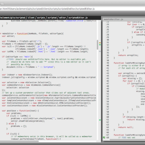 scripted code editor made with jquery
