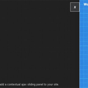Contextual Ajax Sliding Panel