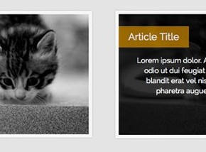 Create modern CSS3 hover effects