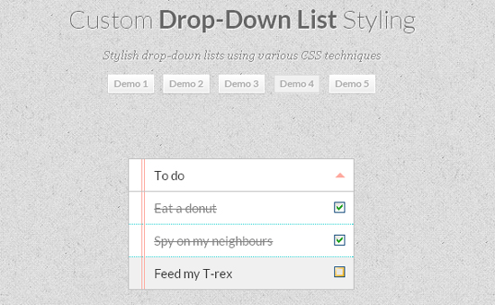 Custom Drop-Down List Styling