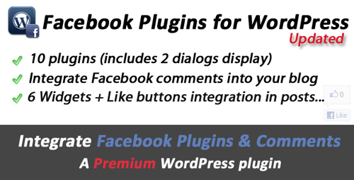 Facebook Plugins, Comments & Dialogs for WordPress