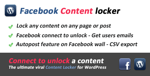 Facebook Viral Content Locker for WordPress