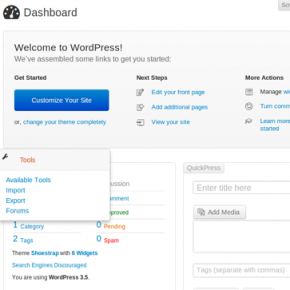 Free Twitter Boostrap Design for WordPress Admin