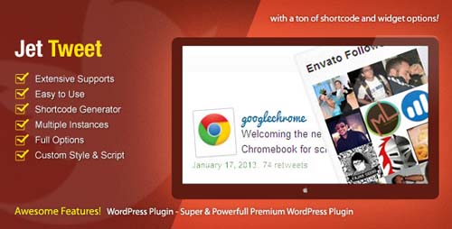 Jet Tweet - Twitter Feed For WordPress