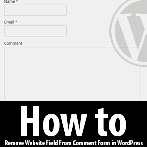 Remove Website Field From Comment Form in WordPress Thumbnail