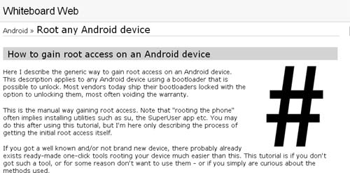 Root any Android device