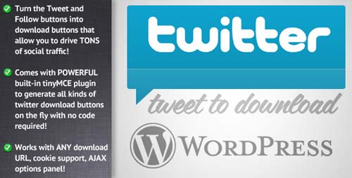 Tweet to Download for WordPress