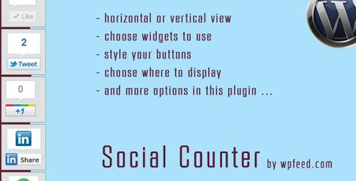 Wordpress Social Counter