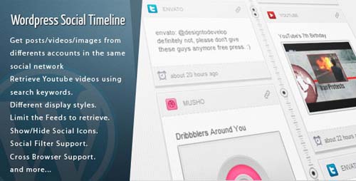 Wordpress Social Timeline