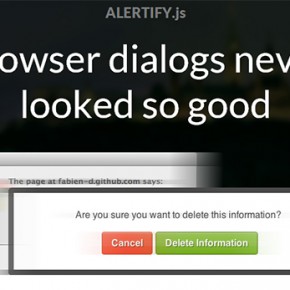 Alertify js custom browser dialog