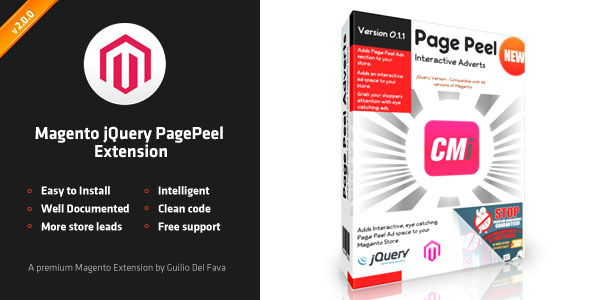 Connectgento jQuery PagePeel Extension