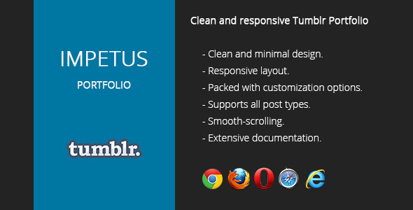 Impetus Tumblr Portfolio Theme